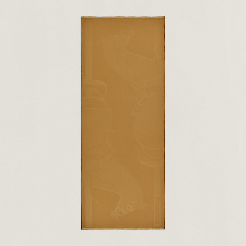 マフラー 70×180 cm 《グラン・ジャカード・シュヴァル》 | Hermès